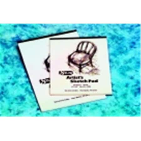 Sax Sax 9 x 12 in. Tape Binding Multi-Purpose Artists Sketch Pad - White; Pack 50 453692